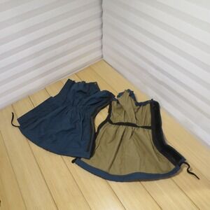 Vintage Boot Gaiters Waterproof Ski Climb Hiking SnowShoe Blue Unisex Zipper